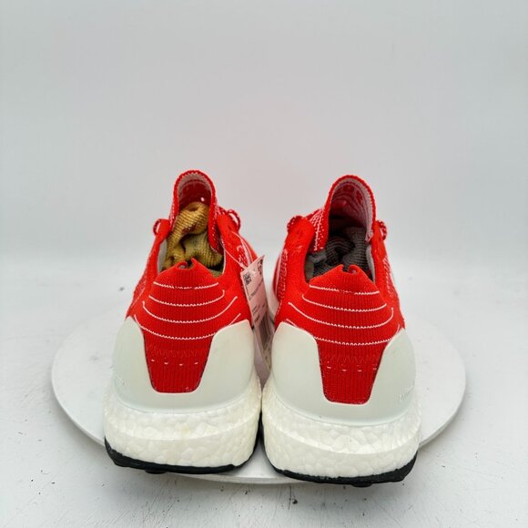 Adidas Ultraboost DNA Primeknit Men Size 14  FV6053 Active Red Running Shoes - Picture 5 of 11